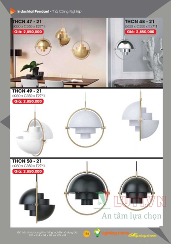 CATALOGUE ĐÈN TRANG TRÍ LIGHTING&HOME 2022 (P1)