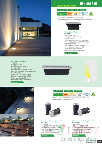 CATALOGUE BẢNG GIÁ ĐÈN LED VINALED 2021-2022
