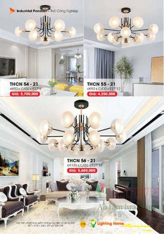 CATALOGUE ĐÈN TRANG TRÍ LIGHTING&HOME 2022 (P1)