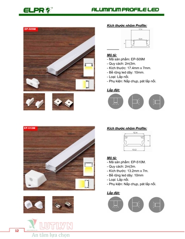 CATALOGUE ALUMINUM PROFILE LED