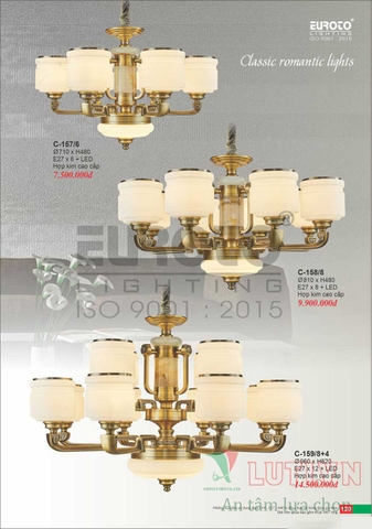 CATALOGUE BẢNG GIÁ ĐÈN TRANG TRÍ EUROTO 2022 (P1)
