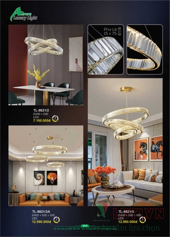 CATALOGUE BẢNG GIÁ ĐÈN LED TRANG TRÍ AURORA 2022