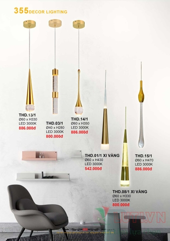 CATALOGUE BẢNG GIÁ ĐÈN LED TRANG TRÍ 355 NĂM 2021