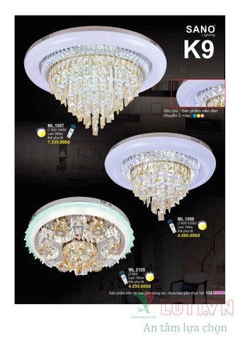 CATALOGUE BẢNG GIÁ ĐÈN LED TRANG TRÍ SANO 2021 (PHẦN 1)