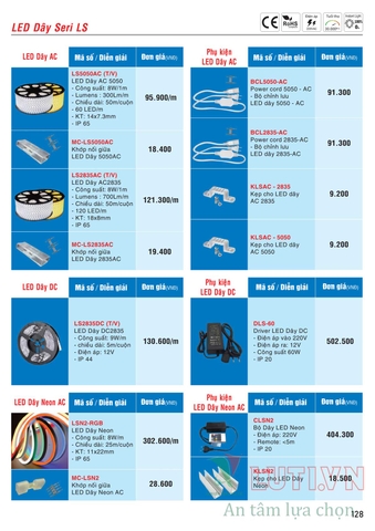 CATALOGUE BẢNG GIÁ ĐÈN LED MPE (THÁNG 10/2021)