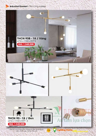 CATALOGUE ĐÈN TRANG TRÍ LIGHTING&HOME 2022 (P1)