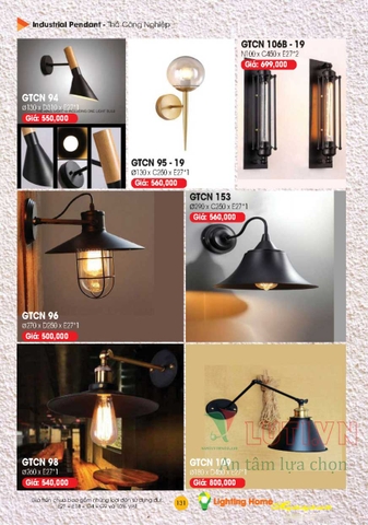 CATALOGUE ĐÈN TRANG TRÍ LIGHTING&HOME 2022 (P1)
