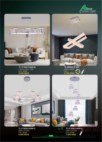 CATALOGUE BẢNG GIÁ ĐÈN LED TRANG TRÍ AURORA 2022