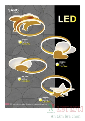 CATALOGUE BẢNG GIÁ ĐÈN LED TRANG TRÍ SANO 2021 (PHẦN 1)