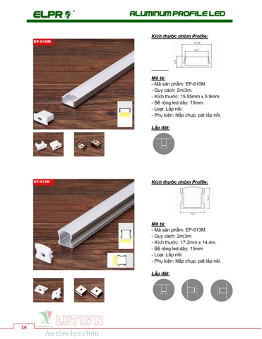 CATALOGUE ALUMINUM PROFILE LED