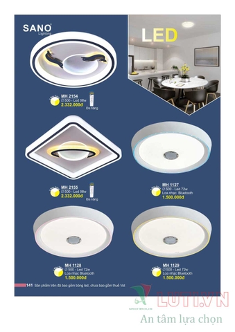 CATALOGUE BẢNG GIÁ ĐÈN LED TRANG TRÍ SANO 2021 (PHẦN 1)