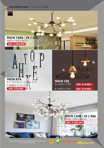 CATALOGUE ĐÈN TRANG TRÍ LIGHTING&HOME 2022 (P1)