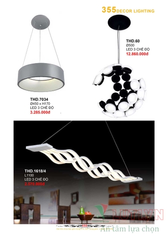 CATALOGUE BẢNG GIÁ ĐÈN LED TRANG TRÍ 355 NĂM 2021