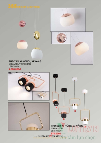 CATALOGUE BẢNG GIÁ ĐÈN LED TRANG TRÍ 355 NĂM 2021