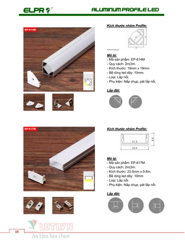 CATALOGUE ALUMINUM PROFILE LED