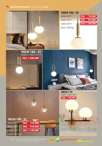 CATALOGUE ĐÈN TRANG TRÍ LIGHTING&HOME 2022 (P1)