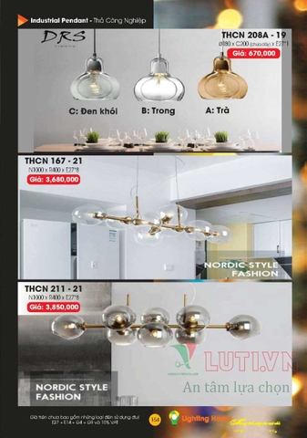 CATALOGUE ĐÈN TRANG TRÍ LIGHTING&HOME 2022 (P1)