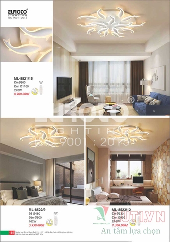 CATALOGUE BẢNG GIÁ ĐÈN TRANG TRÍ EUROTO 2022 (P1)