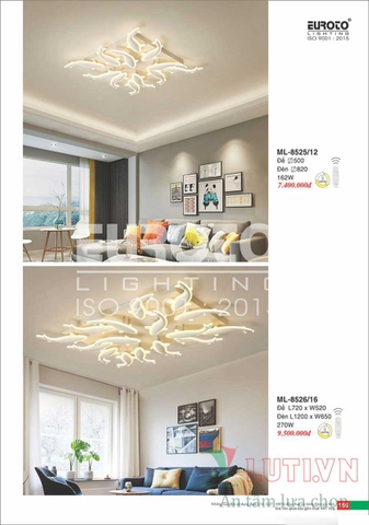 CATALOGUE BẢNG GIÁ ĐÈN TRANG TRÍ EUROTO 2022 (P1)