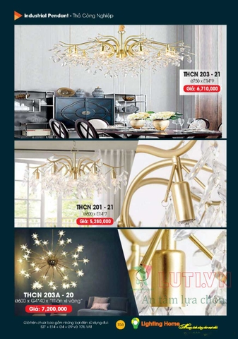 CATALOGUE ĐÈN TRANG TRÍ LIGHTING&HOME 2022 (P1)