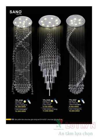 CATALOGUE BẢNG GIÁ ĐÈN LED TRANG TRÍ SANO 2021 (PHẦN 1)