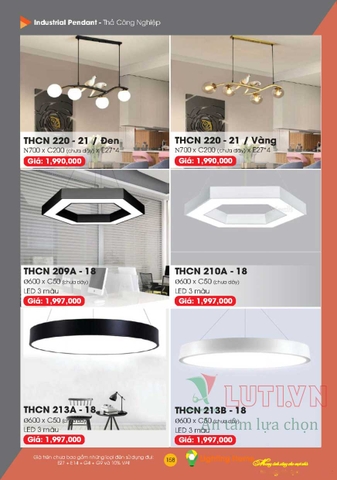 CATALOGUE ĐÈN TRANG TRÍ LIGHTING&HOME 2022 (P1)