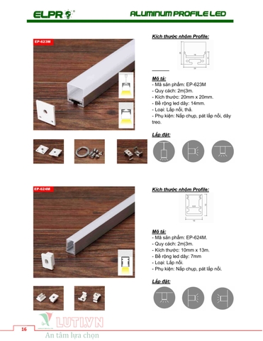 CATALOGUE ALUMINUM PROFILE LED
