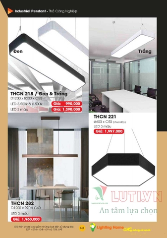 CATALOGUE ĐÈN TRANG TRÍ LIGHTING&HOME 2022 (P1)