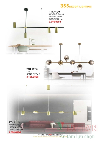 CATALOGUE BẢNG GIÁ ĐÈN LED TRANG TRÍ 355 NĂM 2021