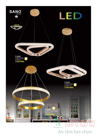 CATALOGUE BẢNG GIÁ ĐÈN LED TRANG TRÍ SANO 2021 (PHẦN 1)