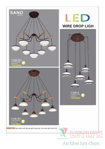 CATALOGUE BẢNG GIÁ ĐÈN LED TRANG TRÍ SANO 2021 (PHẦN 1)
