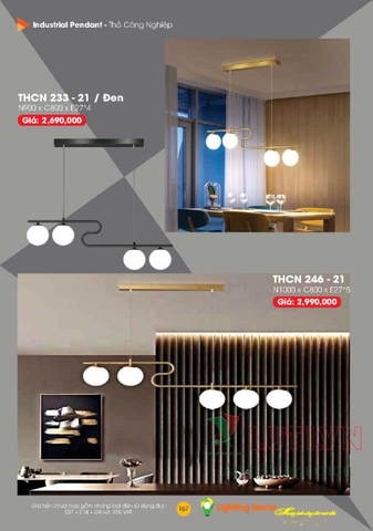 CATALOGUE ĐÈN TRANG TRÍ LIGHTING&HOME 2022 (P1)