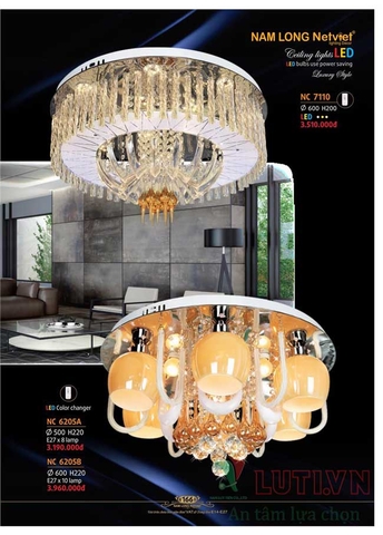 CATALOGUE BẢNG GIÁ ĐÈN LED TRANG TRÍ NAM LONG 2021 (PHẦN 1)