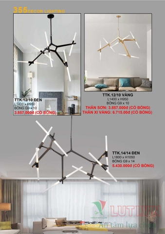 CATALOGUE BẢNG GIÁ ĐÈN LED TRANG TRÍ 355 NĂM 2021