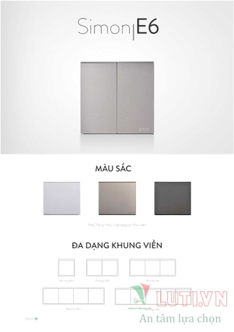 CATALOGUE BẢNG GIÁ CÔNG TẮC Ổ CẮM SIMON NĂM 2021