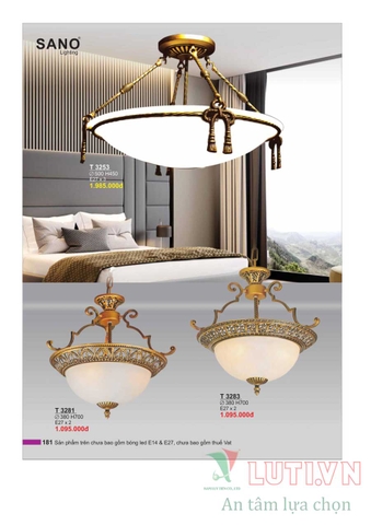 CATALOGUE BẢNG GIÁ ĐÈN LED TRANG TRÍ SANO 2021 (PHẦN 1)