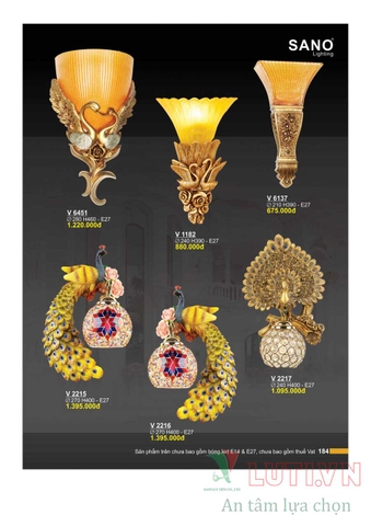CATALOGUE BẢNG GIÁ ĐÈN LED TRANG TRÍ SANO 2021 (PHẦN 1)