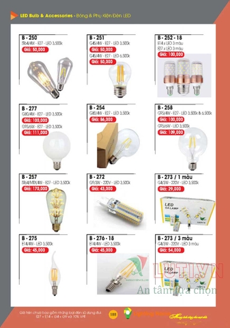 CATALOGUE ĐÈN TRANG TRÍ LIGHTING&HOME 2022 (P1)