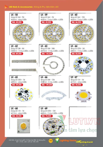 CATALOGUE ĐÈN TRANG TRÍ LIGHTING&HOME 2022 (P1)