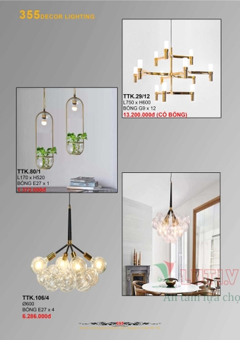 CATALOGUE BẢNG GIÁ ĐÈN LED TRANG TRÍ 355 NĂM 2021