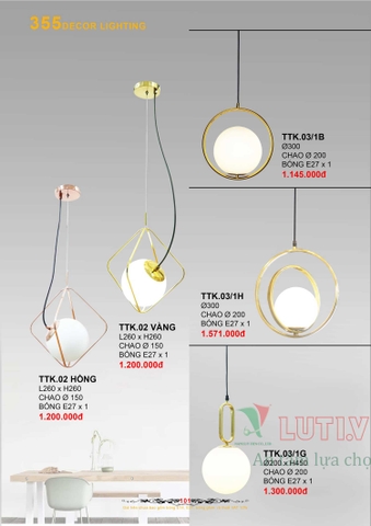CATALOGUE BẢNG GIÁ ĐÈN LED TRANG TRÍ 355 NĂM 2021