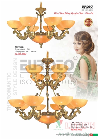 CATALOGUE BẢNG GIÁ ĐÈN TRANG TRÍ EUROTO 2022 (P1)