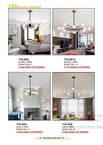 CATALOGUE BẢNG GIÁ ĐÈN LED TRANG TRÍ 355 NĂM 2021