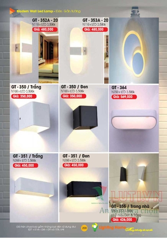 CATALOGUE ĐÈN TRANG TRÍ LIGHTING&HOME 2022 (P1)