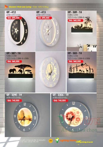 CATALOGUE ĐÈN TRANG TRÍ LIGHTING&HOME 2022 (P1)