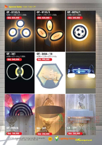 CATALOGUE ĐÈN TRANG TRÍ LIGHTING&HOME 2022 (P1)