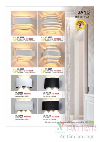 CATALOGUE BẢNG GIÁ ĐÈN LED TRANG TRÍ SANO 2021 (PHẦN 1)