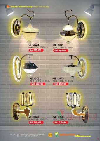 CATALOGUE ĐÈN TRANG TRÍ LIGHTING&HOME 2022 (P1)