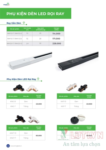 CATALOGUE BẢNG GIÁ ĐÈN LED KINGLED NĂM 2021