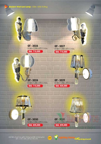 CATALOGUE ĐÈN TRANG TRÍ LIGHTING&HOME 2022 (P1)